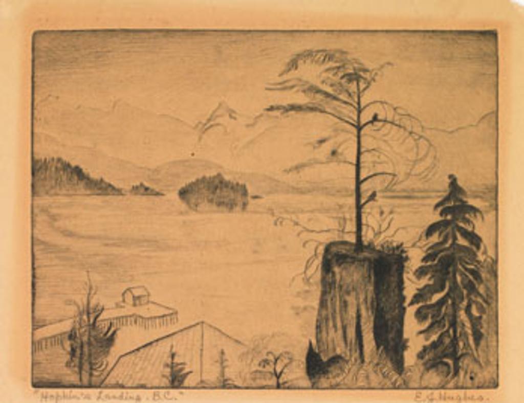 Edward John (E. J.) Hughes (1913-2007) - Hopkins Landing, BC