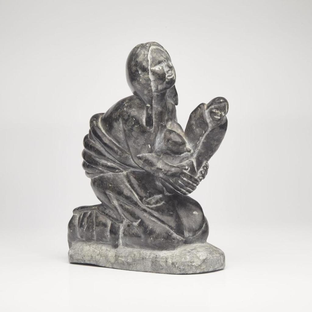Jimmy Inarulik Arnamissak (1946-2003) - Woman Holding Child
