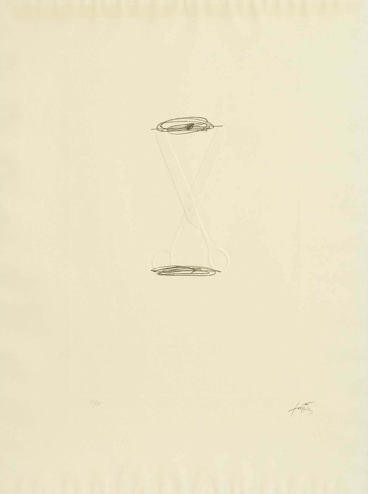 Antoni Tàpies (1923-2012) - LES CISEAUX, 1969 [G. 193]