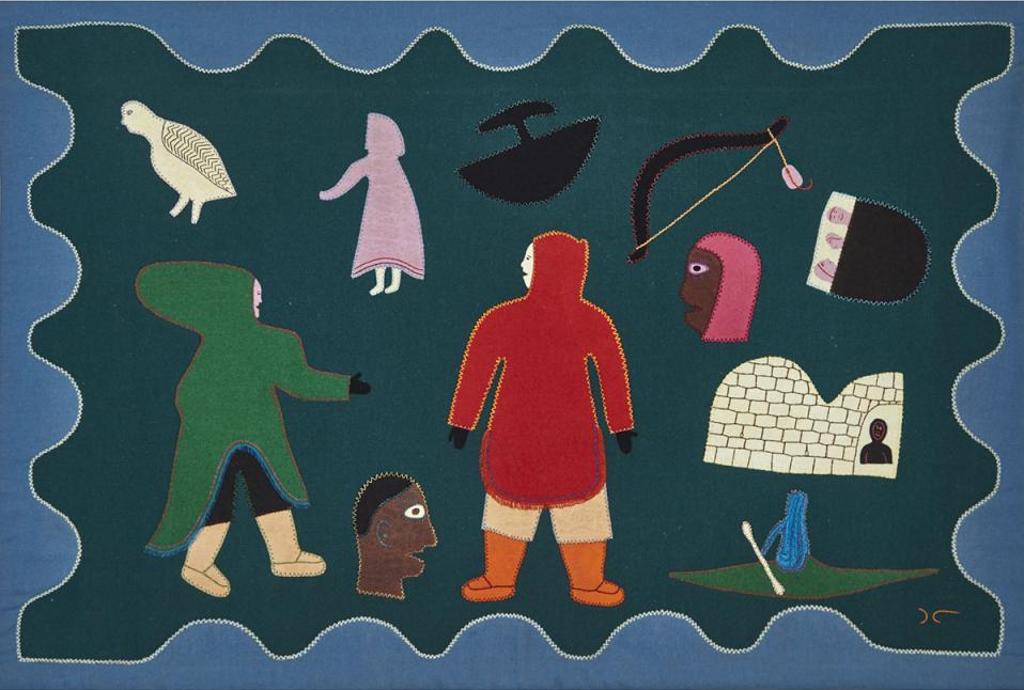 Tuli - Untitled (Composition With Figures And Arctic Motifs)