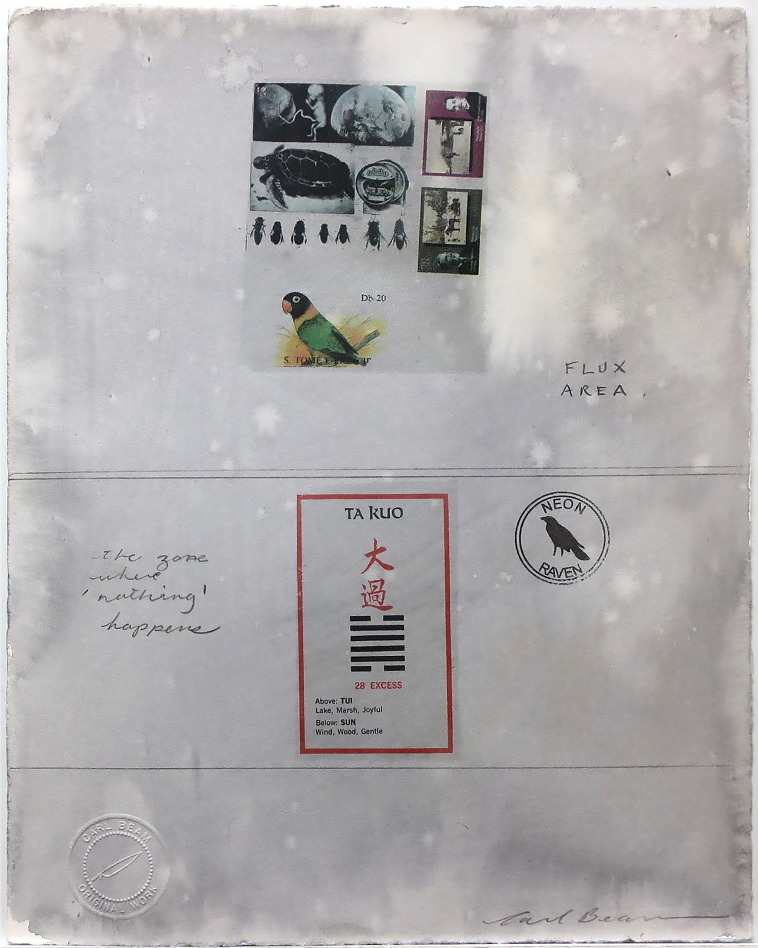 Carl Beam (1943-2005) - Flux Area...The Zone Where Nothing Happens