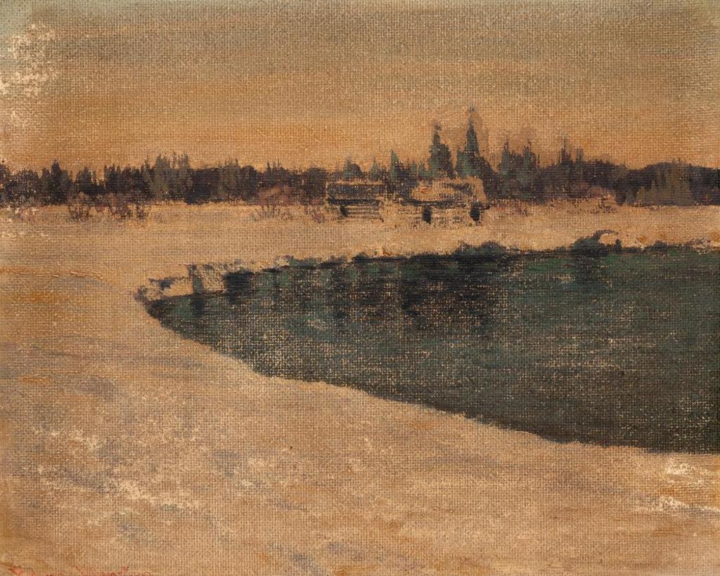 Franz H. Johnston (1889-1949) - Pool of Blue, Long Lac