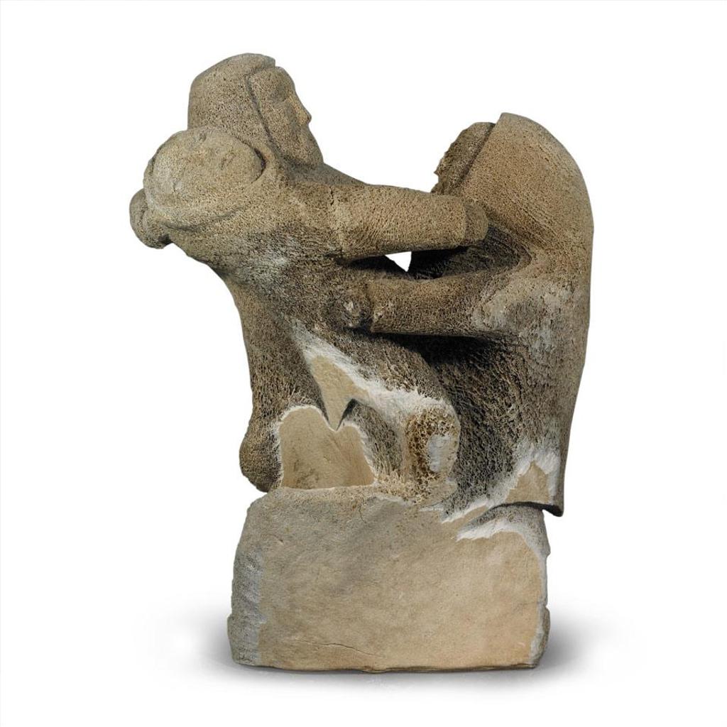 Levi Evvik (1947) - Three Figures Embracing