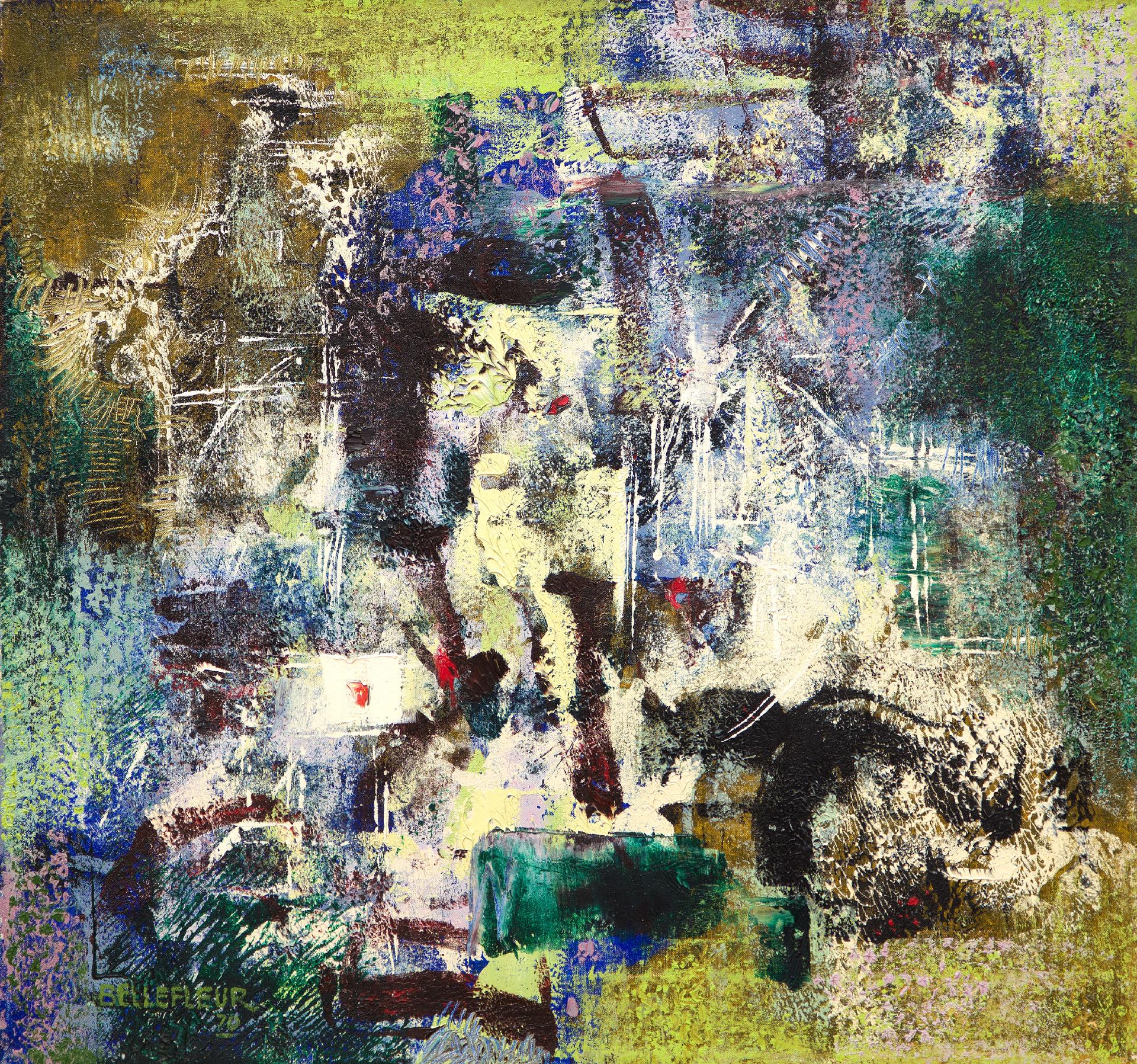 Léon Bellefleur (1910-2007) - Lueurs d'hiver, 1970