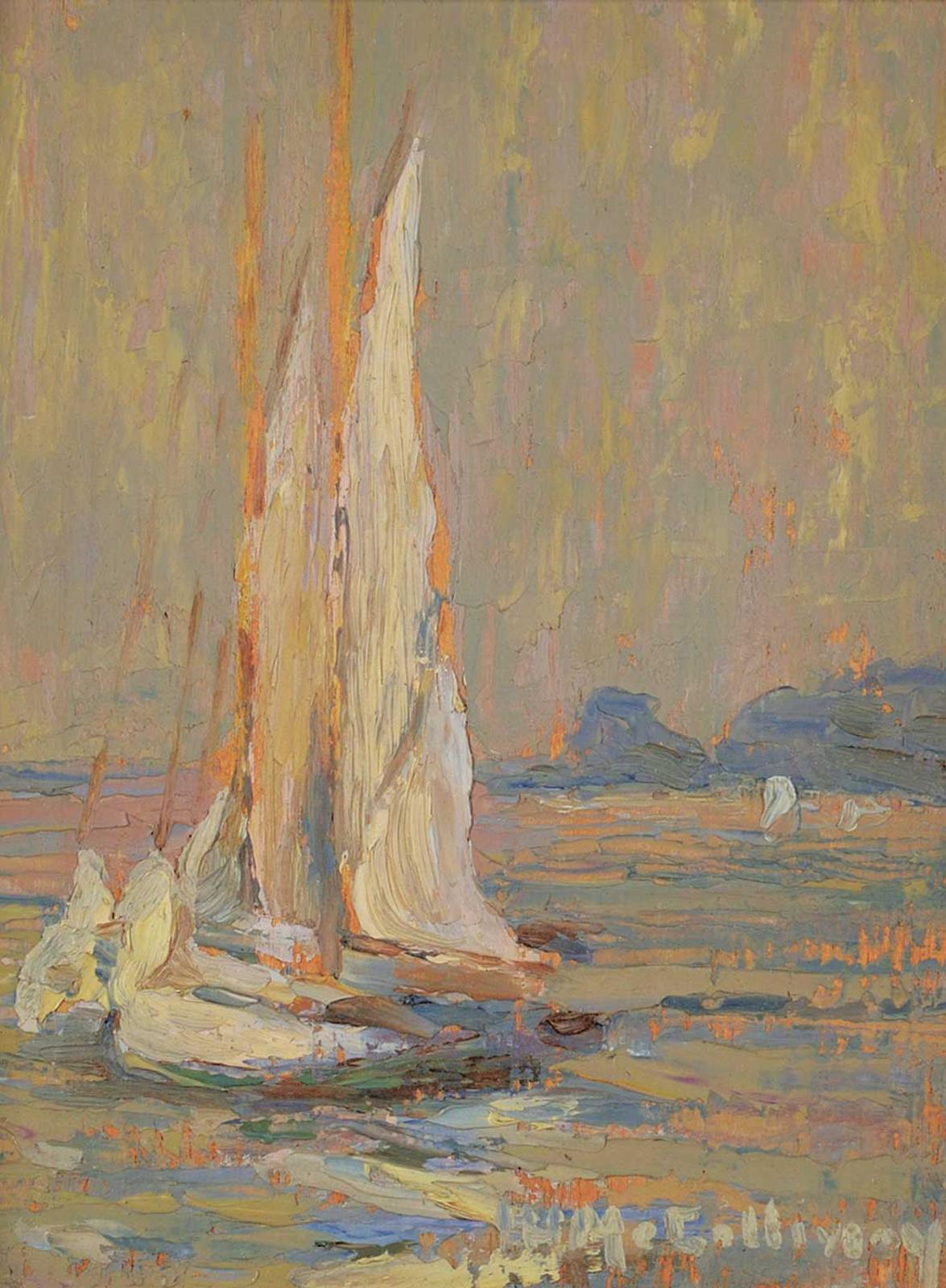 Florence Helena Mcgillivray (1864-1938) - Fog Effect in Nova Scotia