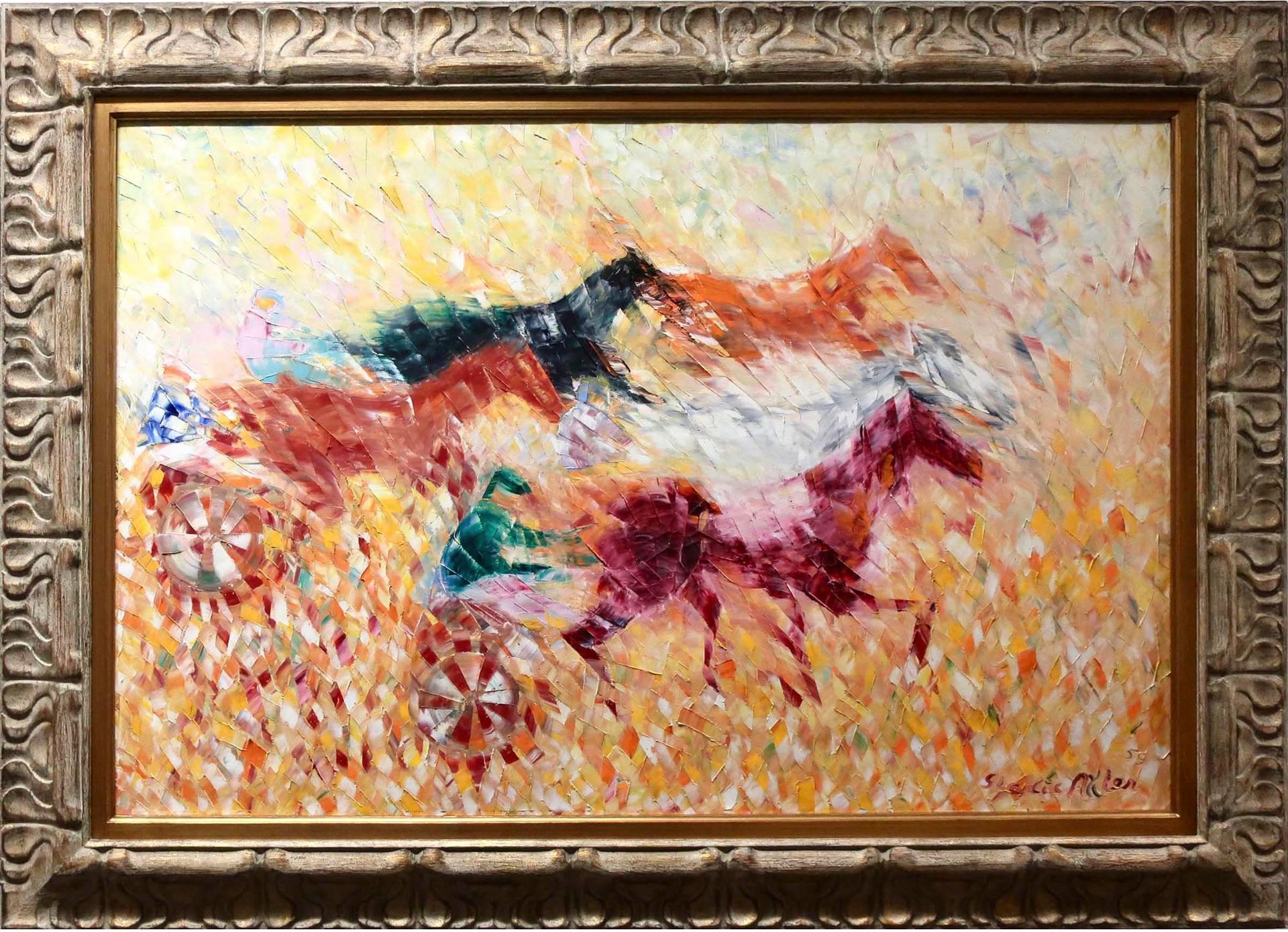 Gladis Axler (1928-2011) - Untitled (Harness Race)