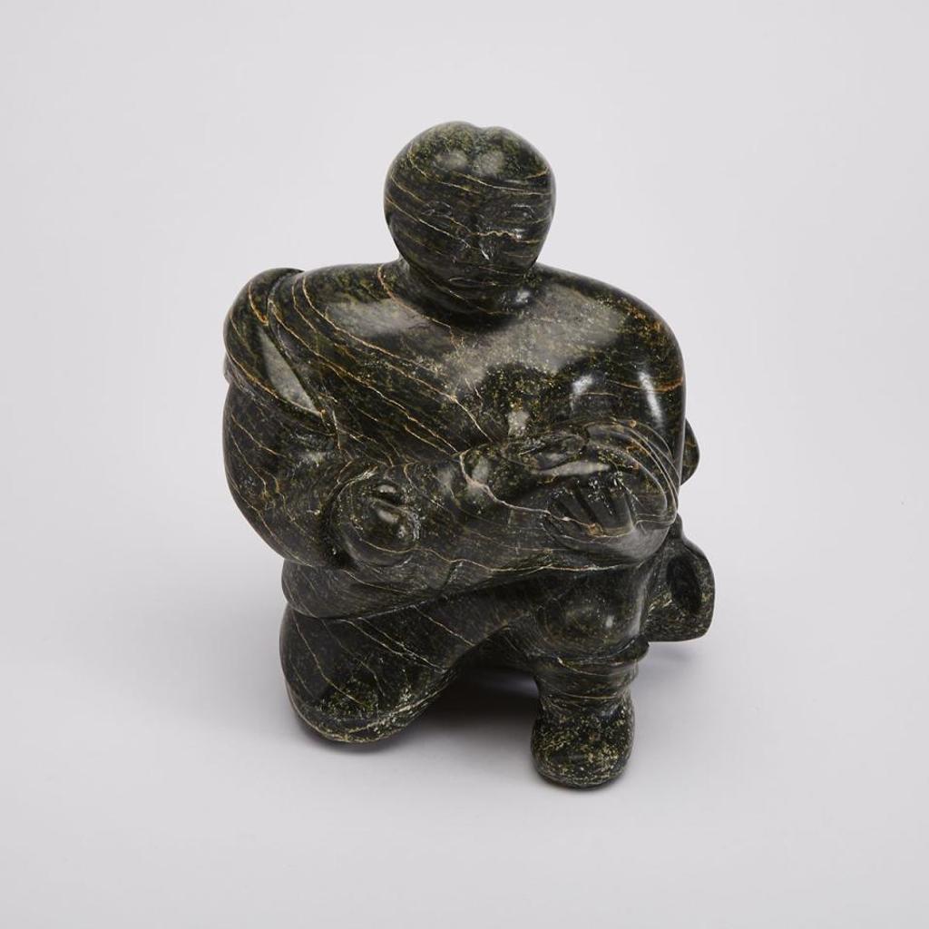 Annie Michael (1935-1999) - Mother And Child Nursing
