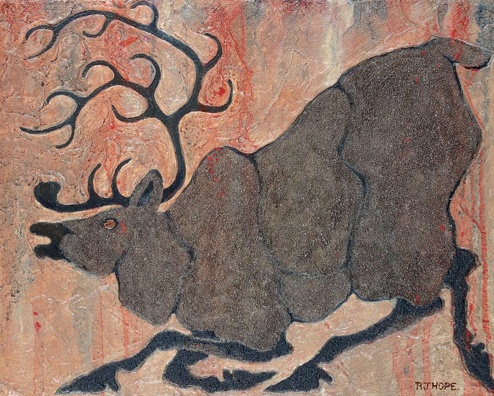 Robert John Hope (1948-2023) - Untitled - The Reindeer