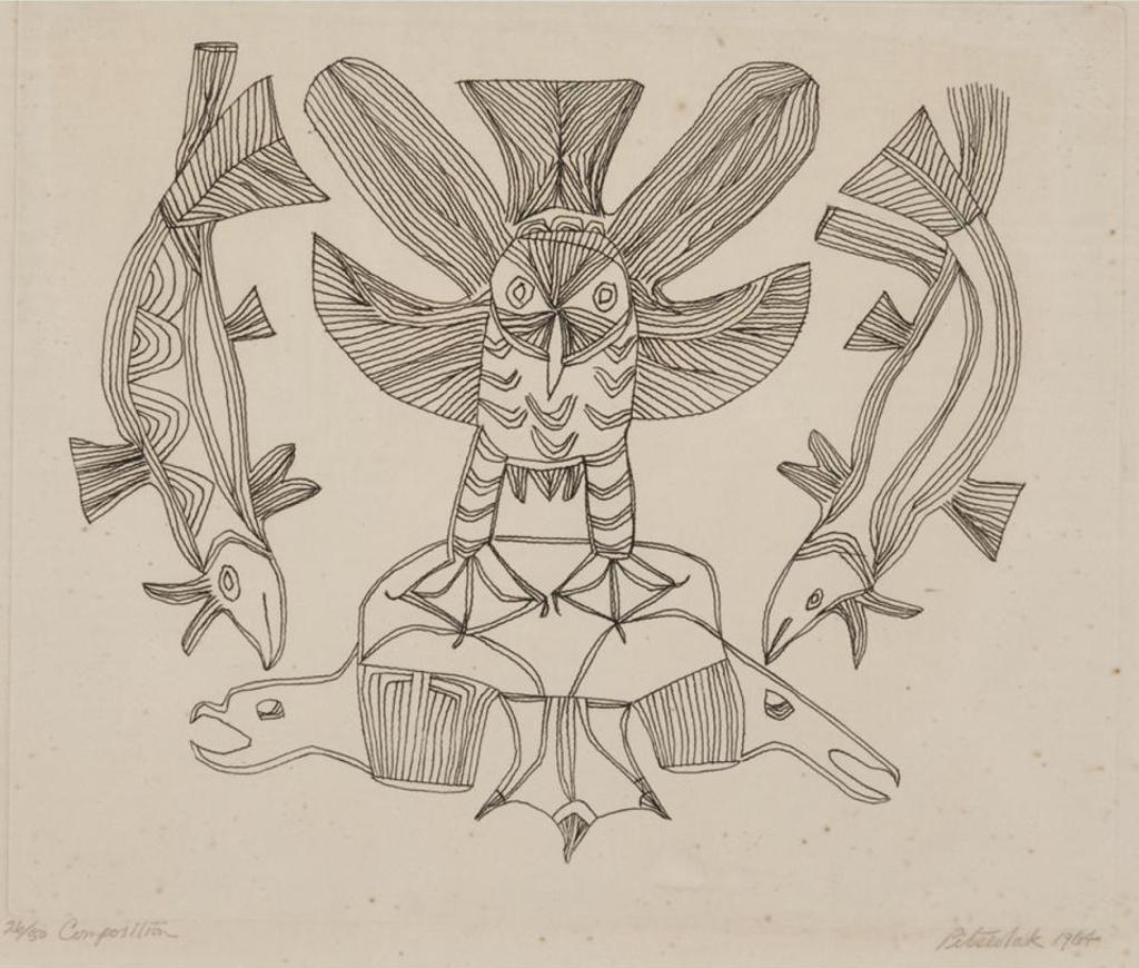 Pitseolak Ashoona (1904-1983) - Composition