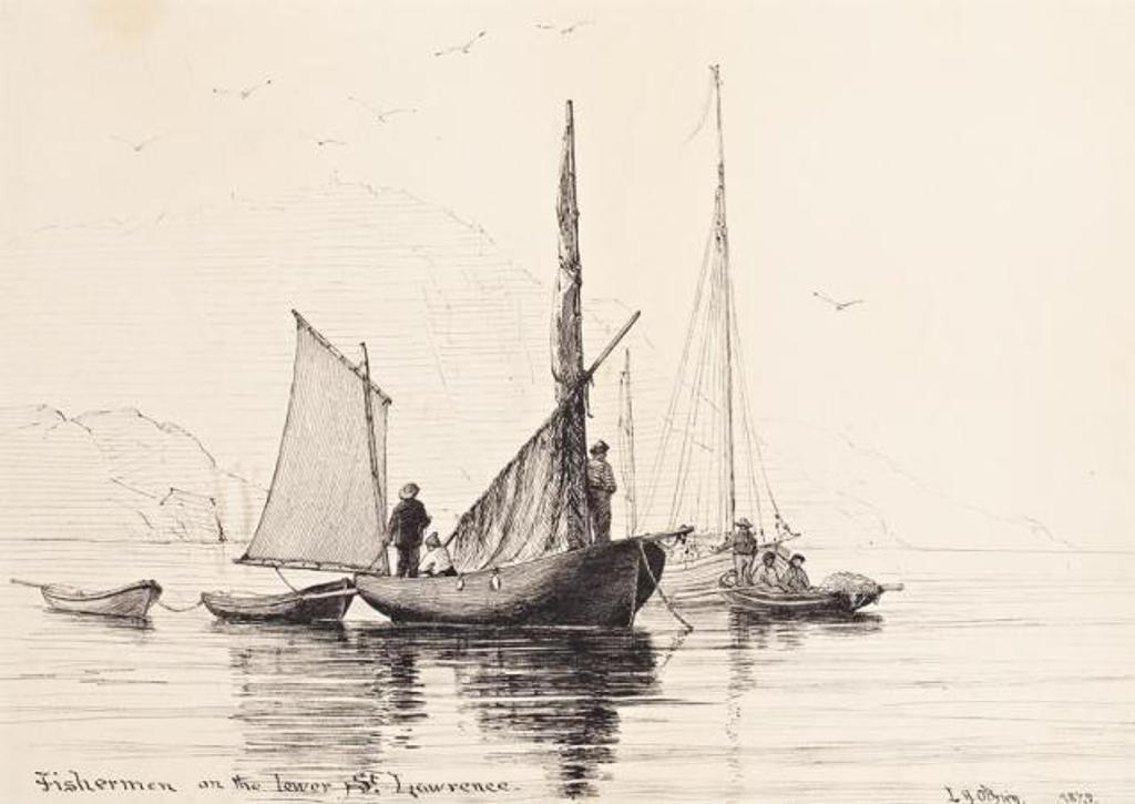 Lucius Richard O'Brien (1832-1899) - Fisherman on the Lower St. Lawrence