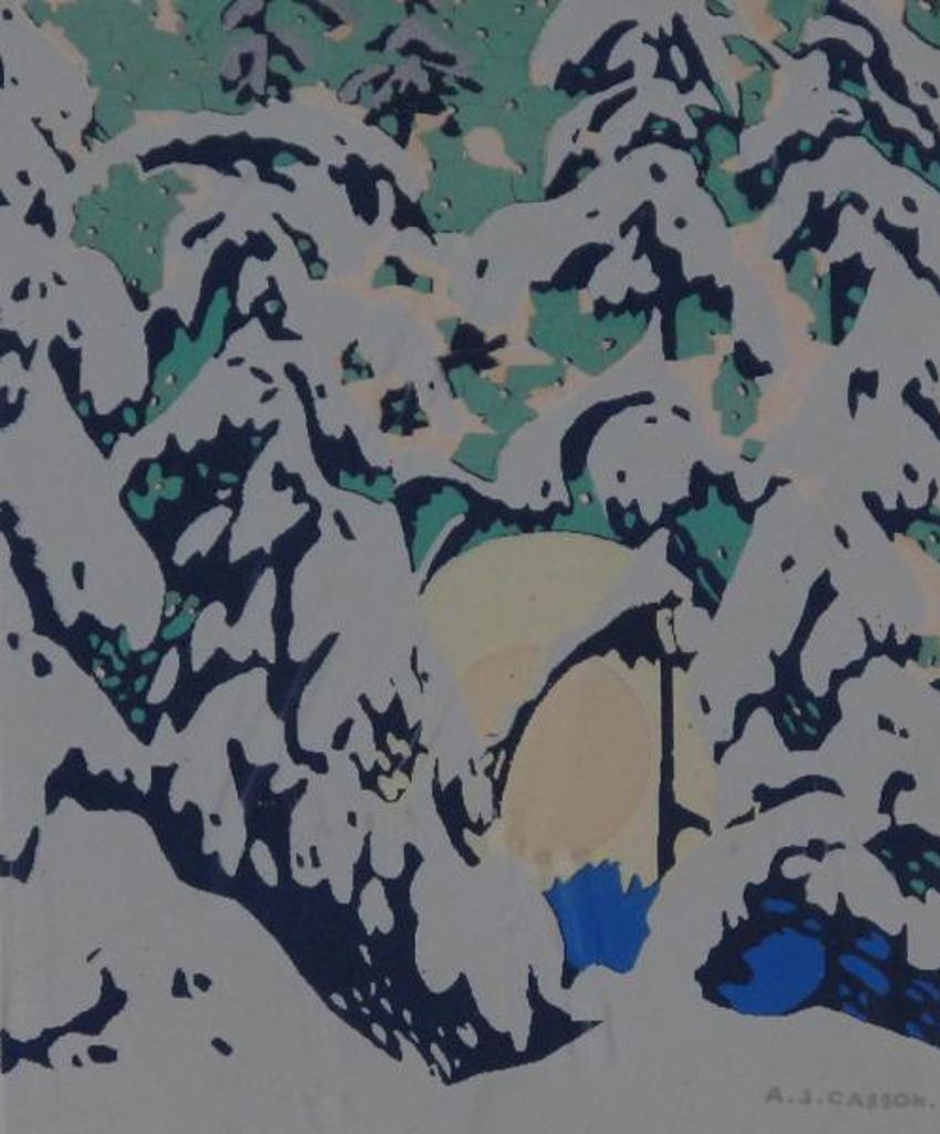Alfred Joseph (A.J.) Casson (1898-1992) - Snow-Covered Spruce