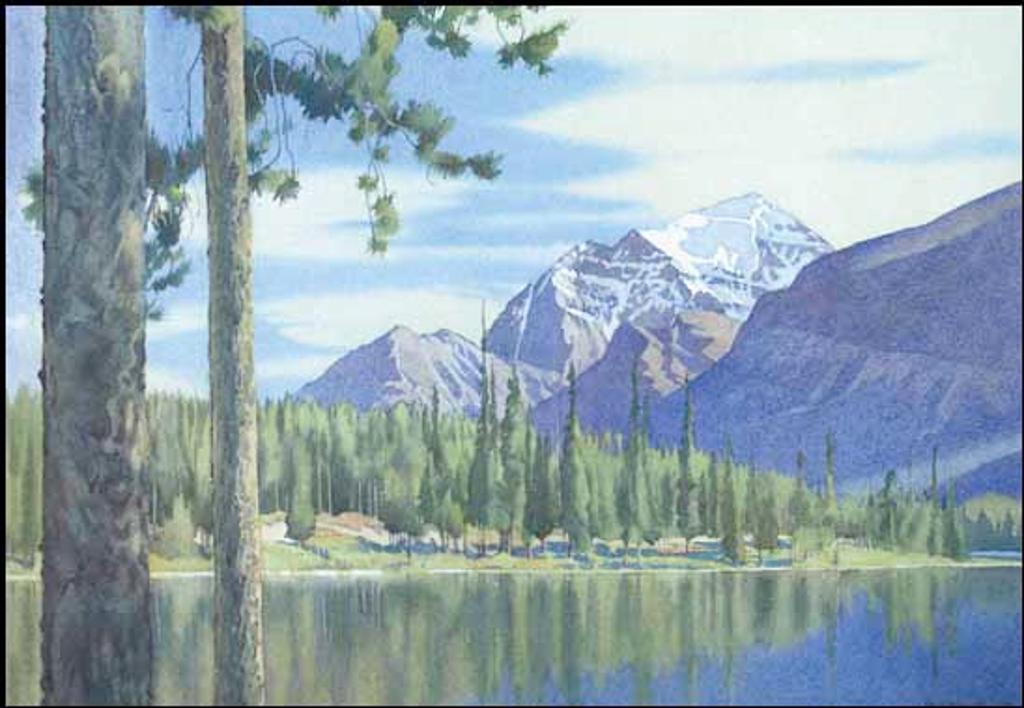 Walter Joseph (W.J.) Phillips (1884-1963) - Mount Temple from Herbert Lake