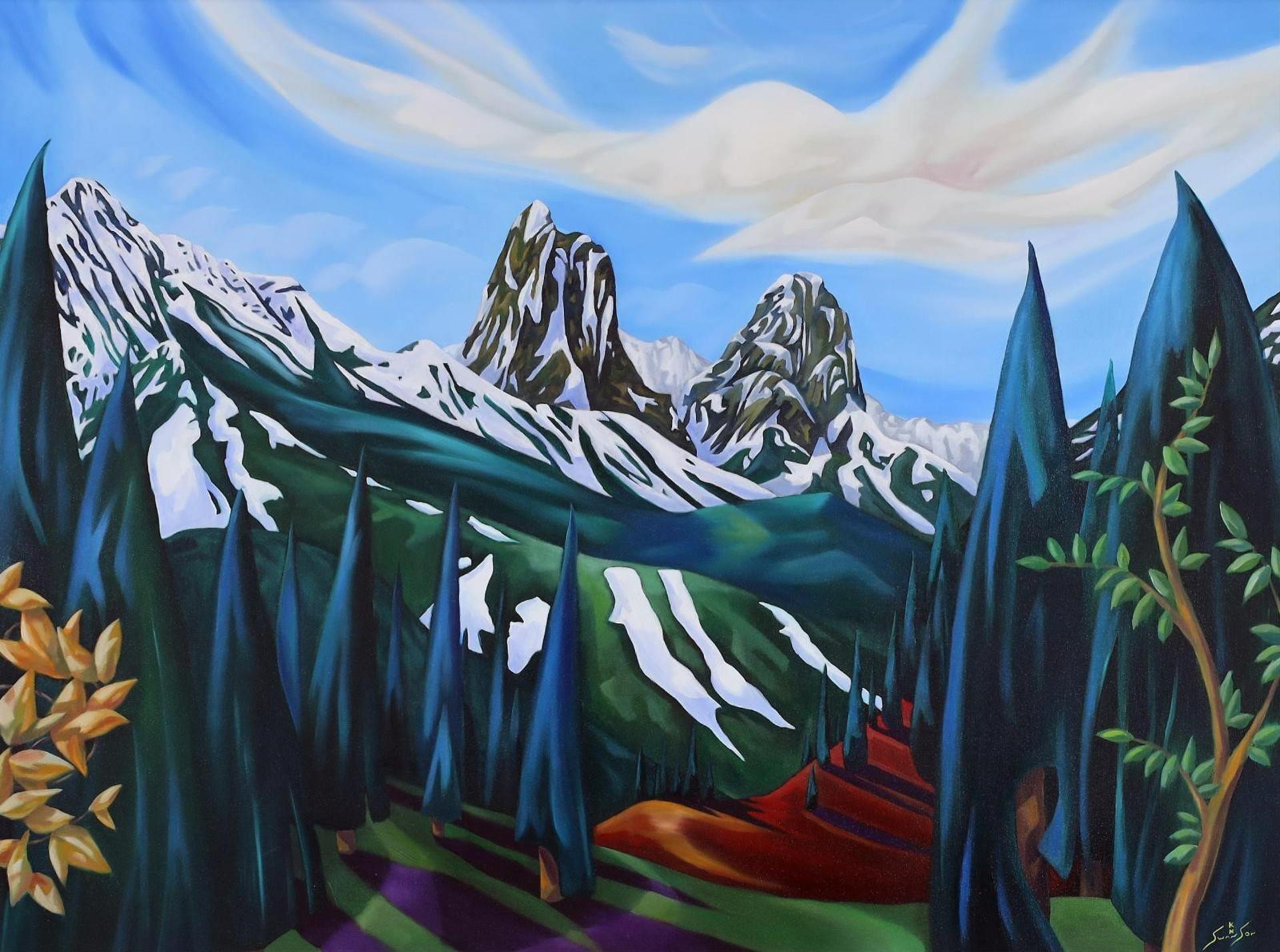 K. Neil Swanson - Banff Locals, Norquay, Louis & Fifi