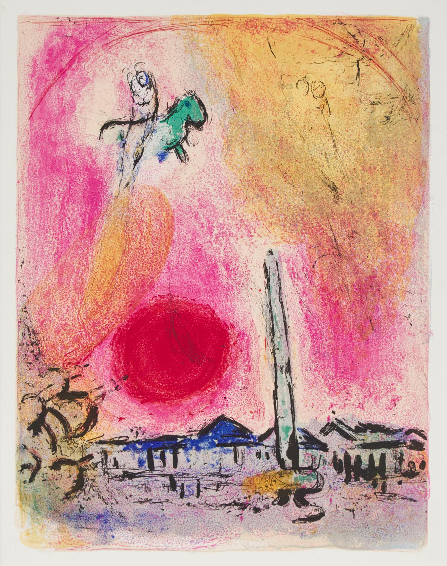 Marc Chagall (1887-1985) - Place De La Concorde, From