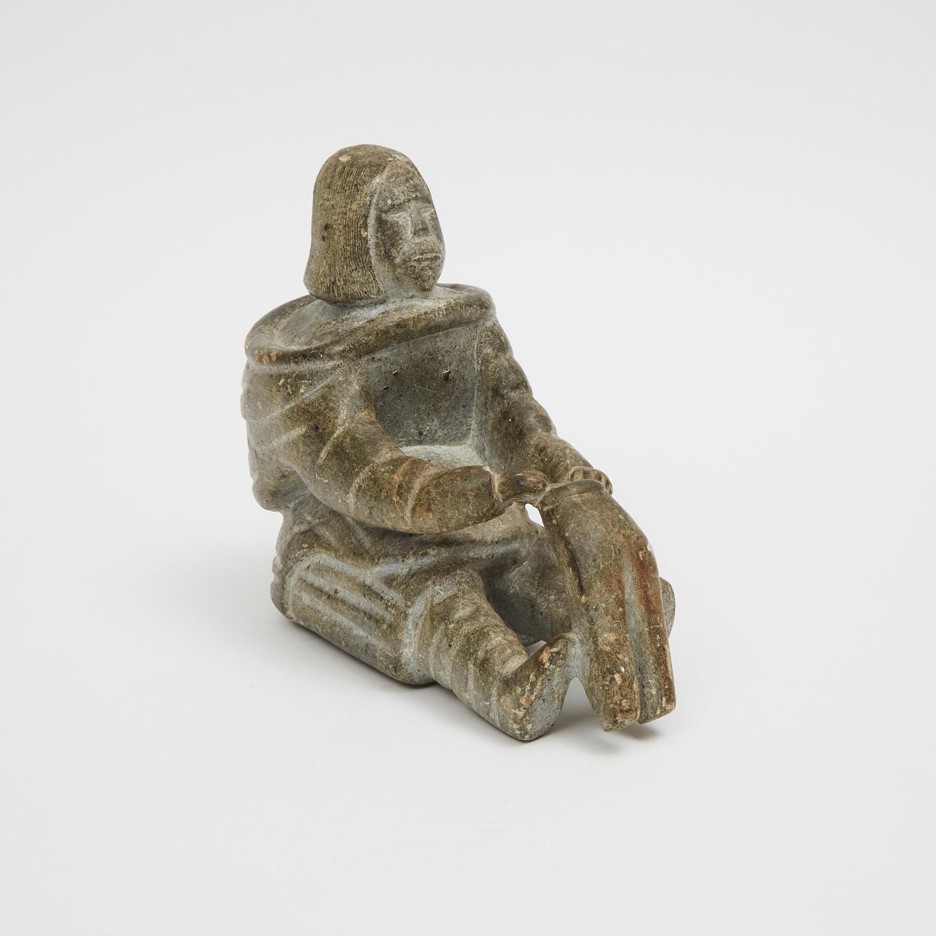 Jeannie Tunu Ilisituk (1934) - Seated Woman Working