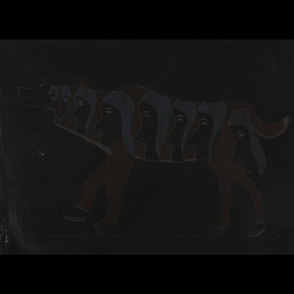 Simon Tookoome (1934-2010) - Shaman/Wolf