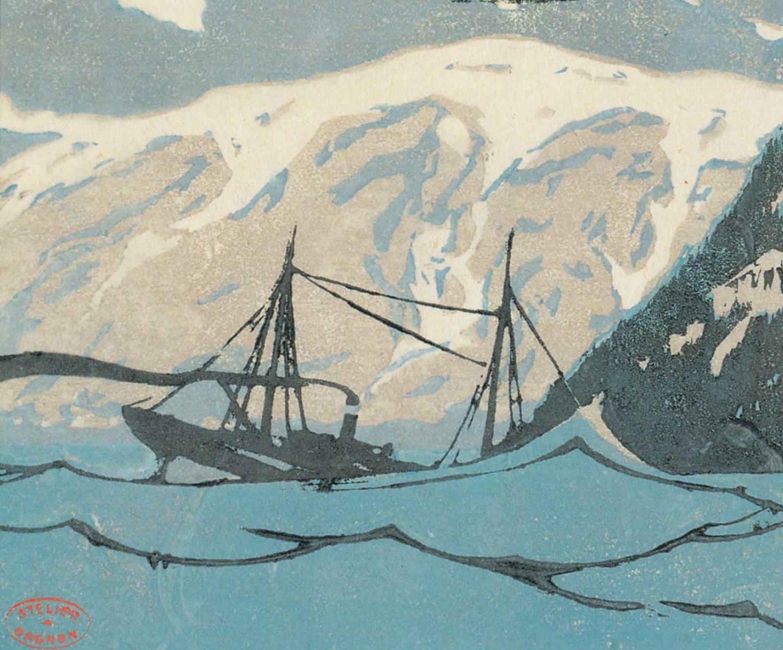 Clarence Alphonse Gagnon (1881-1942) - Schooner in a Squall
