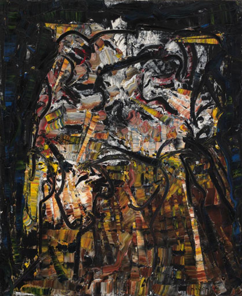 Jean-Paul Riopelle (1923-2002) - Hibou-Jet Black