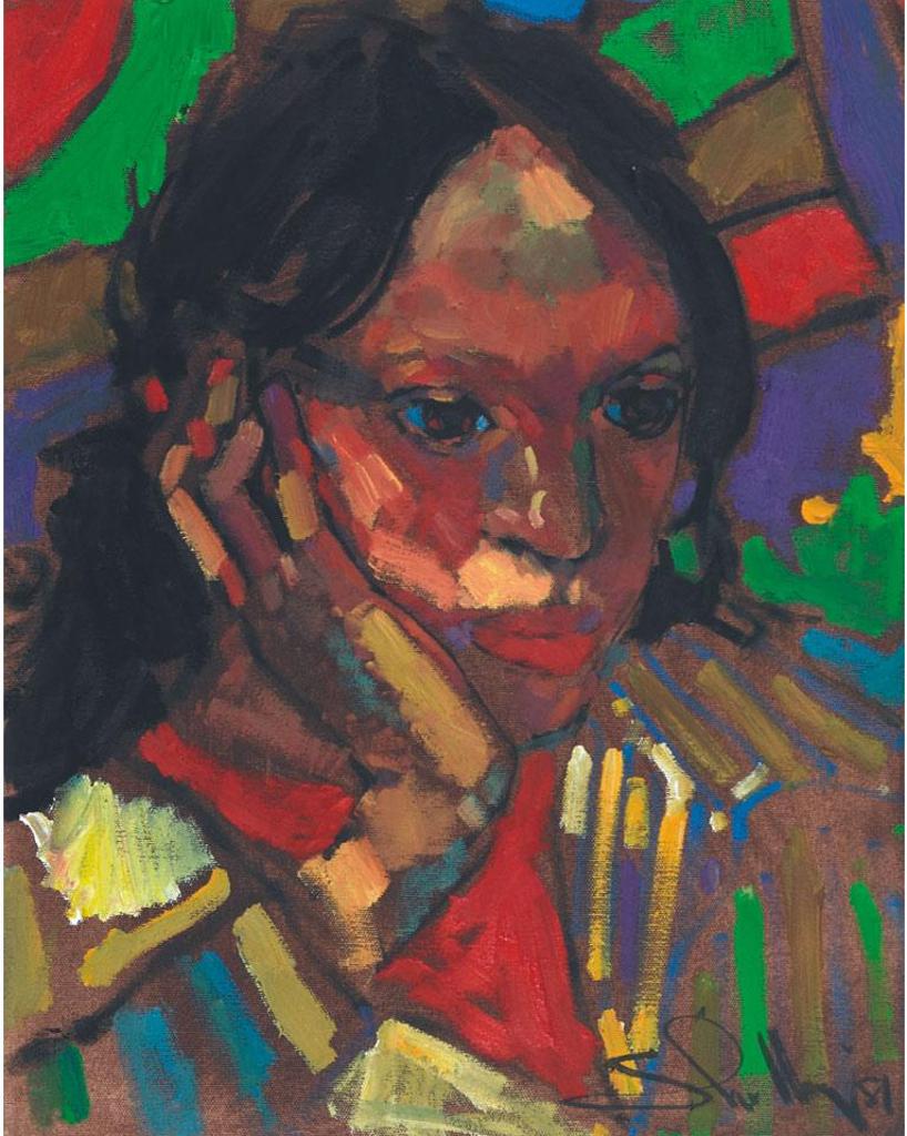 Arthur Shilling (1941-1986) - Young Ojibway