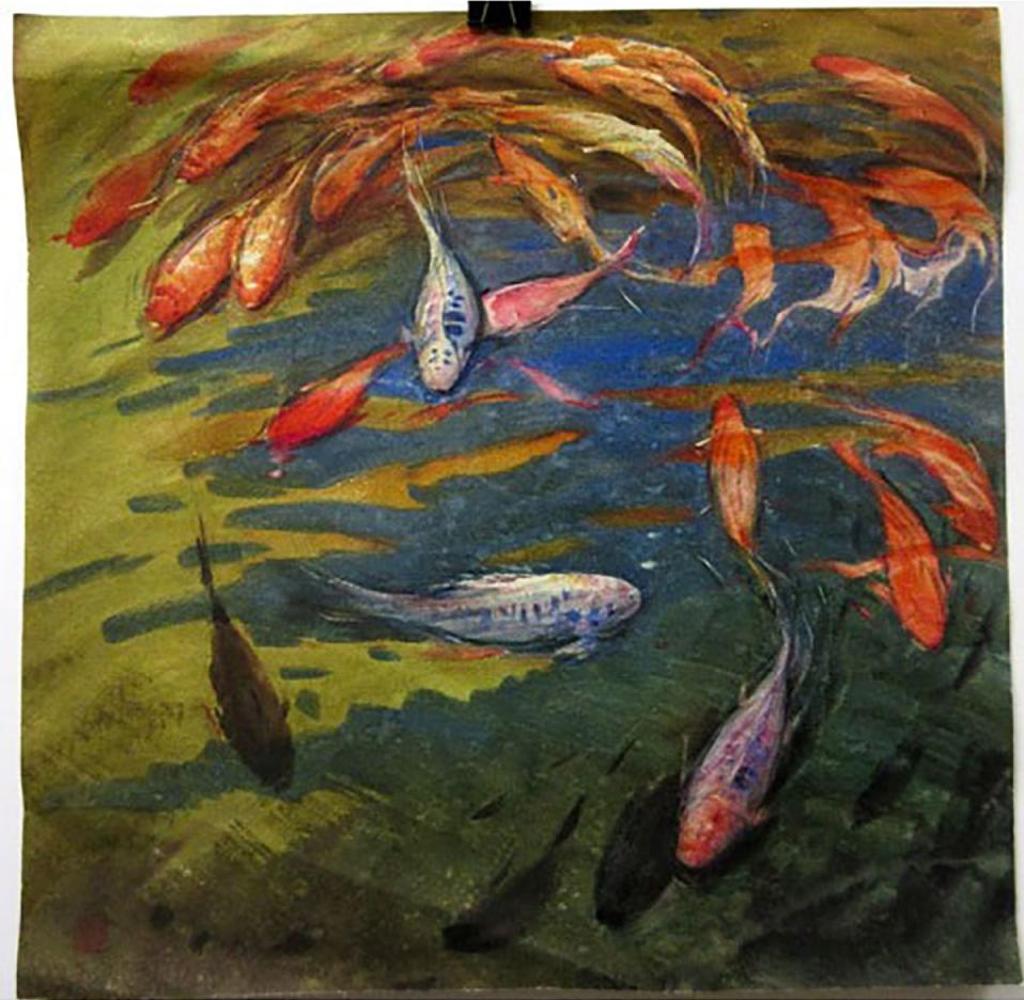 Bao Kang Yin - School Of Koi Fish