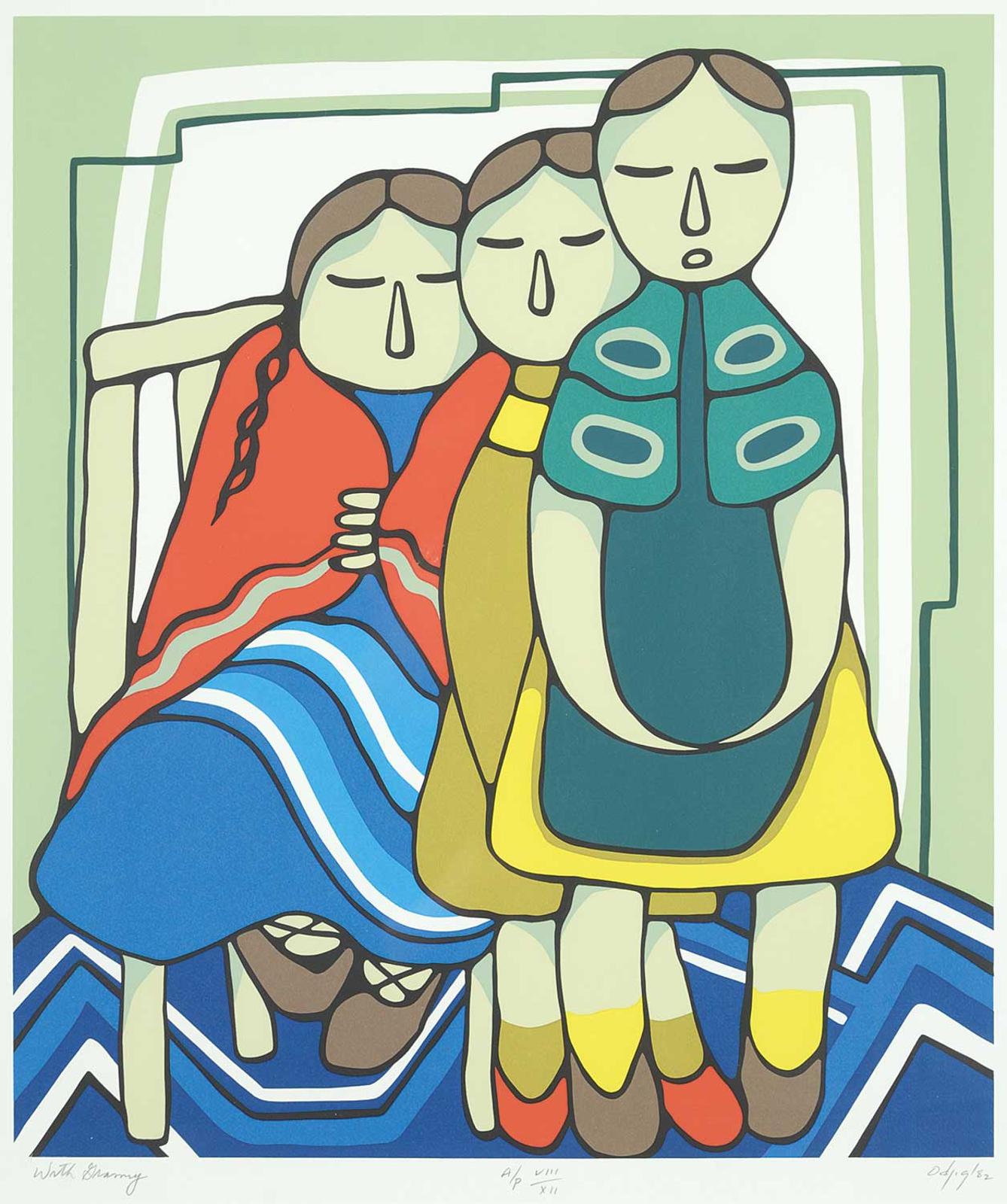 Daphne Odjig (1919-2016) - With Granny #A/P VIII/XII