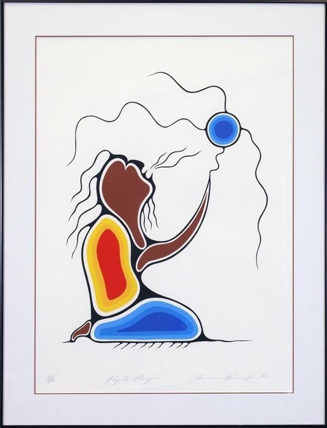 Clemence Wescoupe (1951-2018) - Peyote Prayer; 1980; ed. #101/150