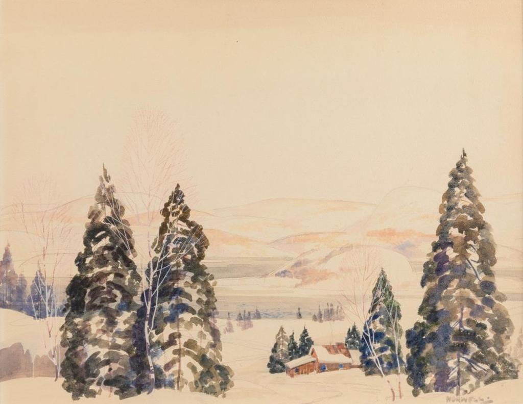 Graham Norble Norwell (1901-1967) - Winter Landscape