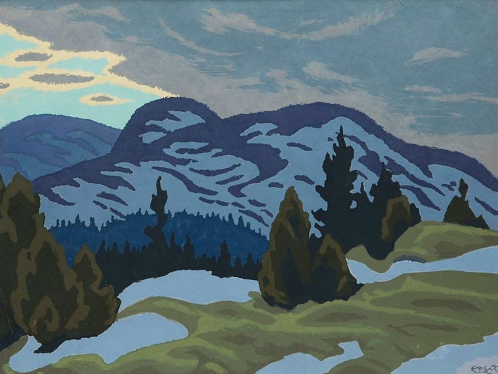 Edwin Headley Holgate (1892-1977) - Snow Clouds