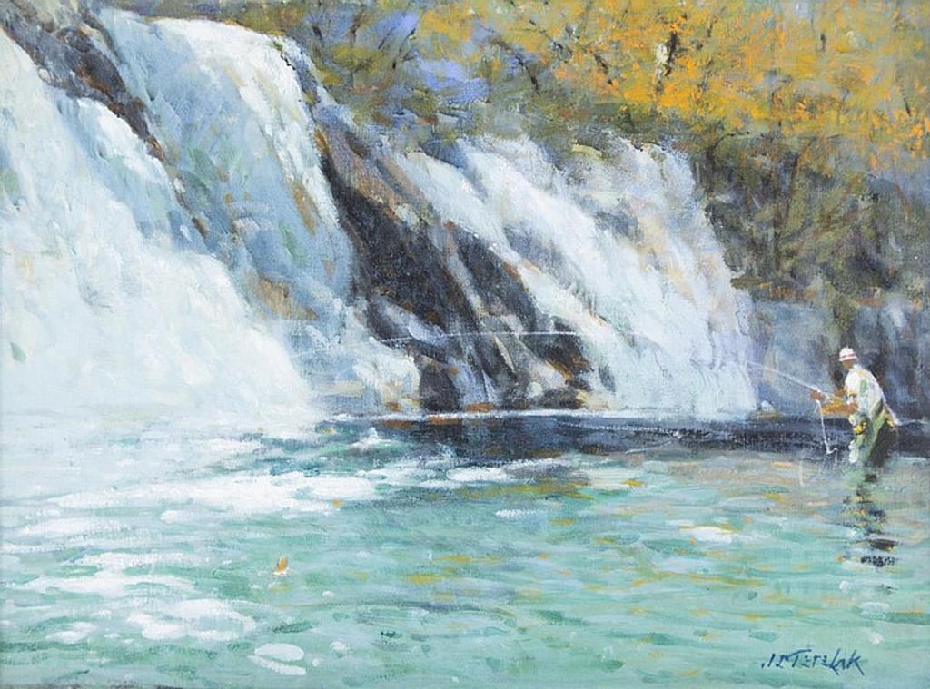 John Charles Terelak (1942) - Fishing The Falls