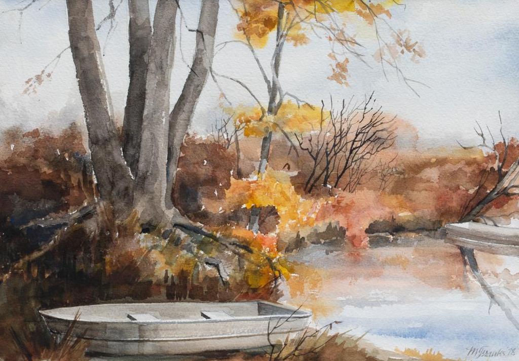 M. Franks - Untitled - Boats by the Water