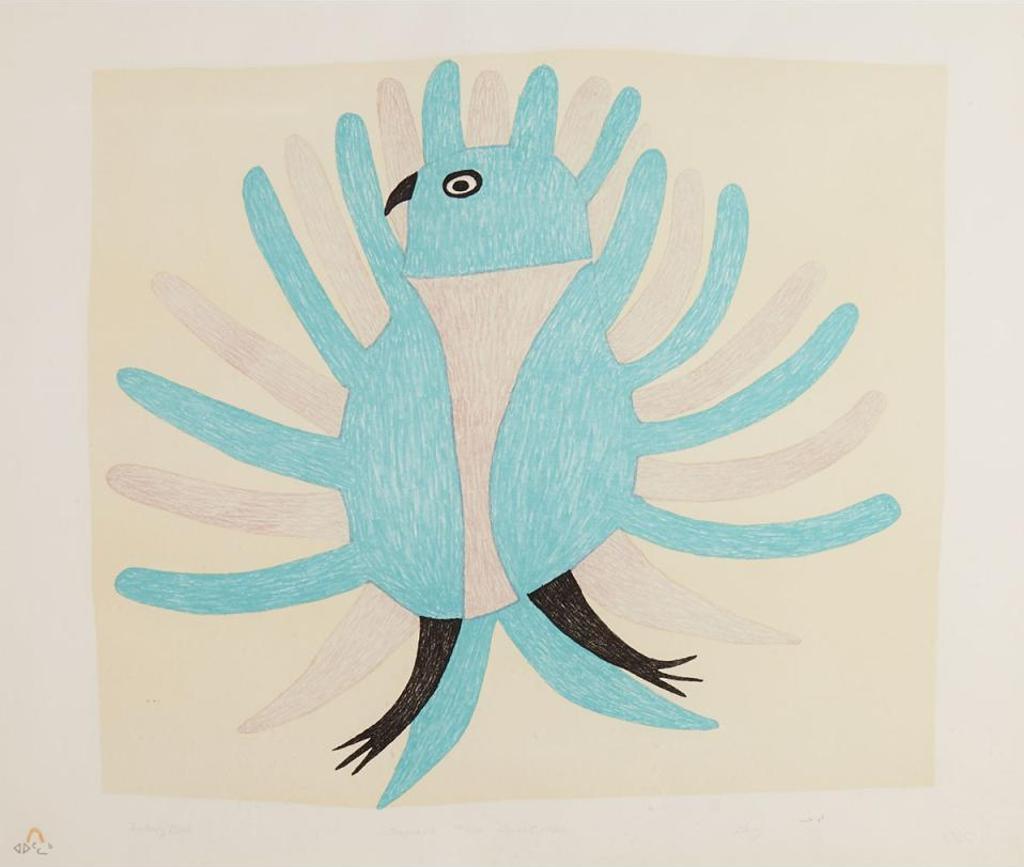 Lucy Qinnuayuak (1915-1982) - Fantasy Owl