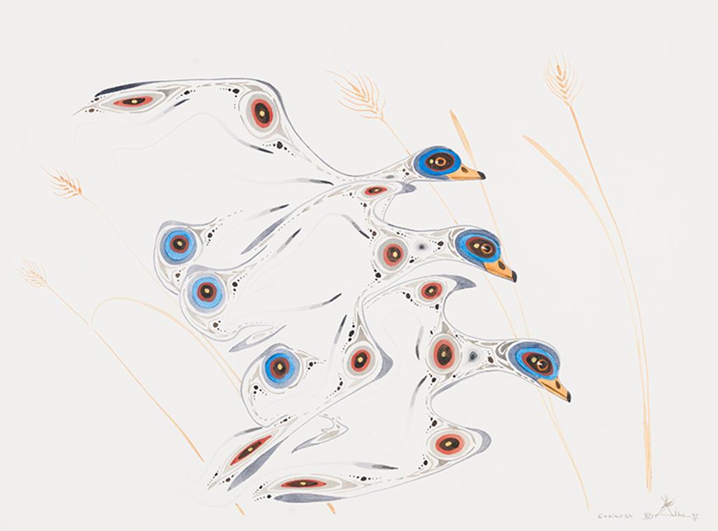 Eddy Cobiness (1933-1996) - Birds in Flight
