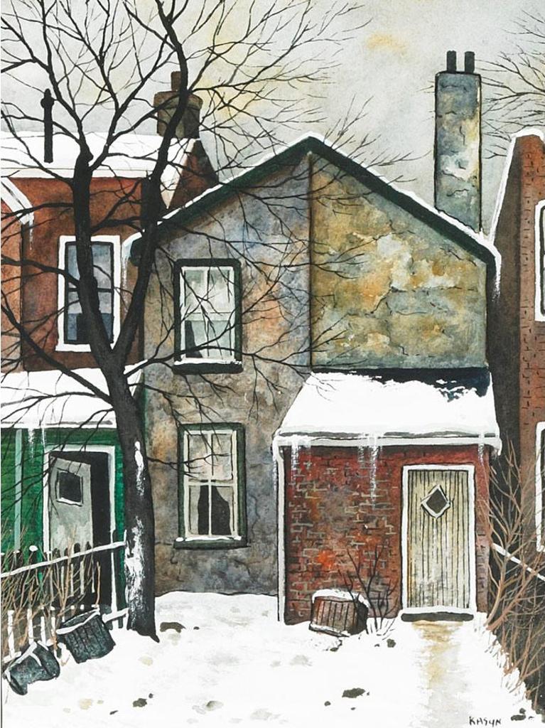 John Kasyn (1926-2008) - Back Of Augusta St.
