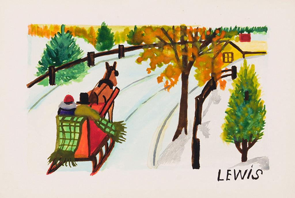 Maud Kathleen Lewis (1903-1970) - Sleigh Ride