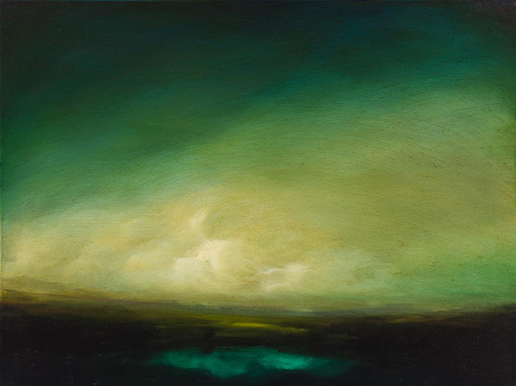 David Charles Bierk (1944-2002) - British Columbia Foothills / Turquoise Pond