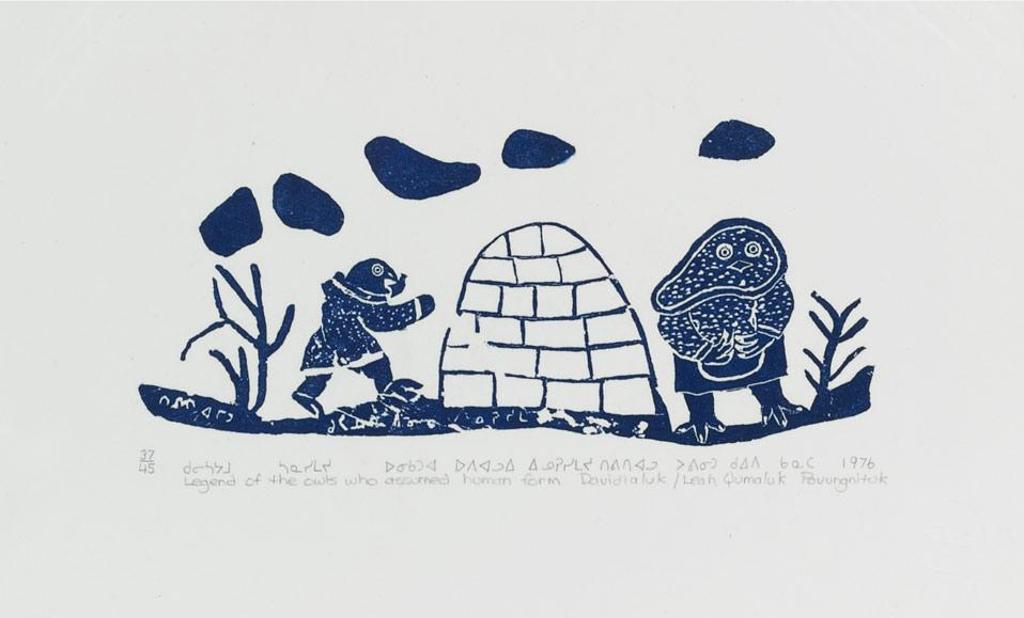 Davidialuk Alasua Amittu (1910-1976) - Legend Of The Owls Who Assumed Human Form