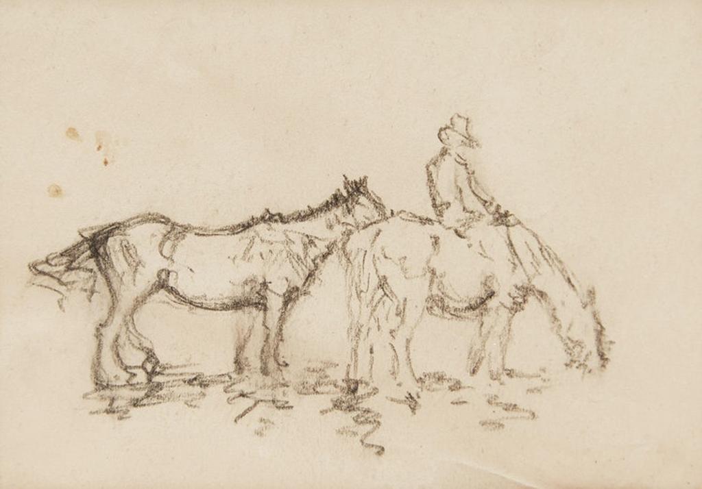 Manly Edward MacDonald (1889-1971) - Rider with Second Horse (2)