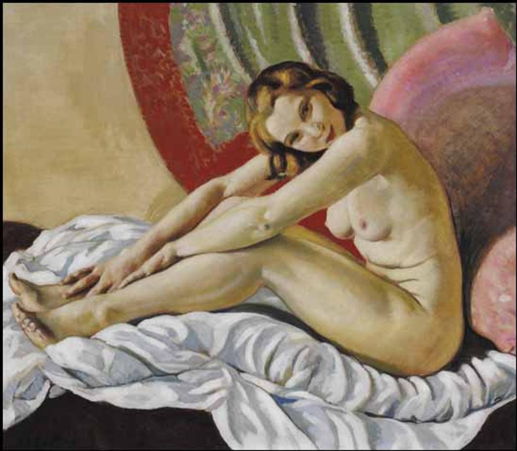 Randolph Stanley Hewton (1888-1960) - Seated Female Nude
