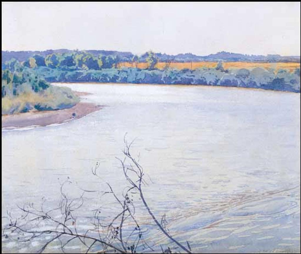 Walter Joseph (W.J.) Phillips (1884-1963) - Junction of the Red and Assiniboine Rivers in Winnipeg