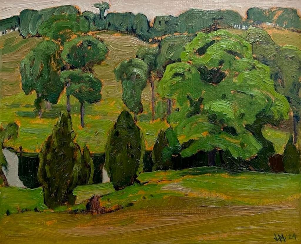 James Edward Hervey (J.E.H.) MacDonald (1873-1932) - Gull River in Coboconk