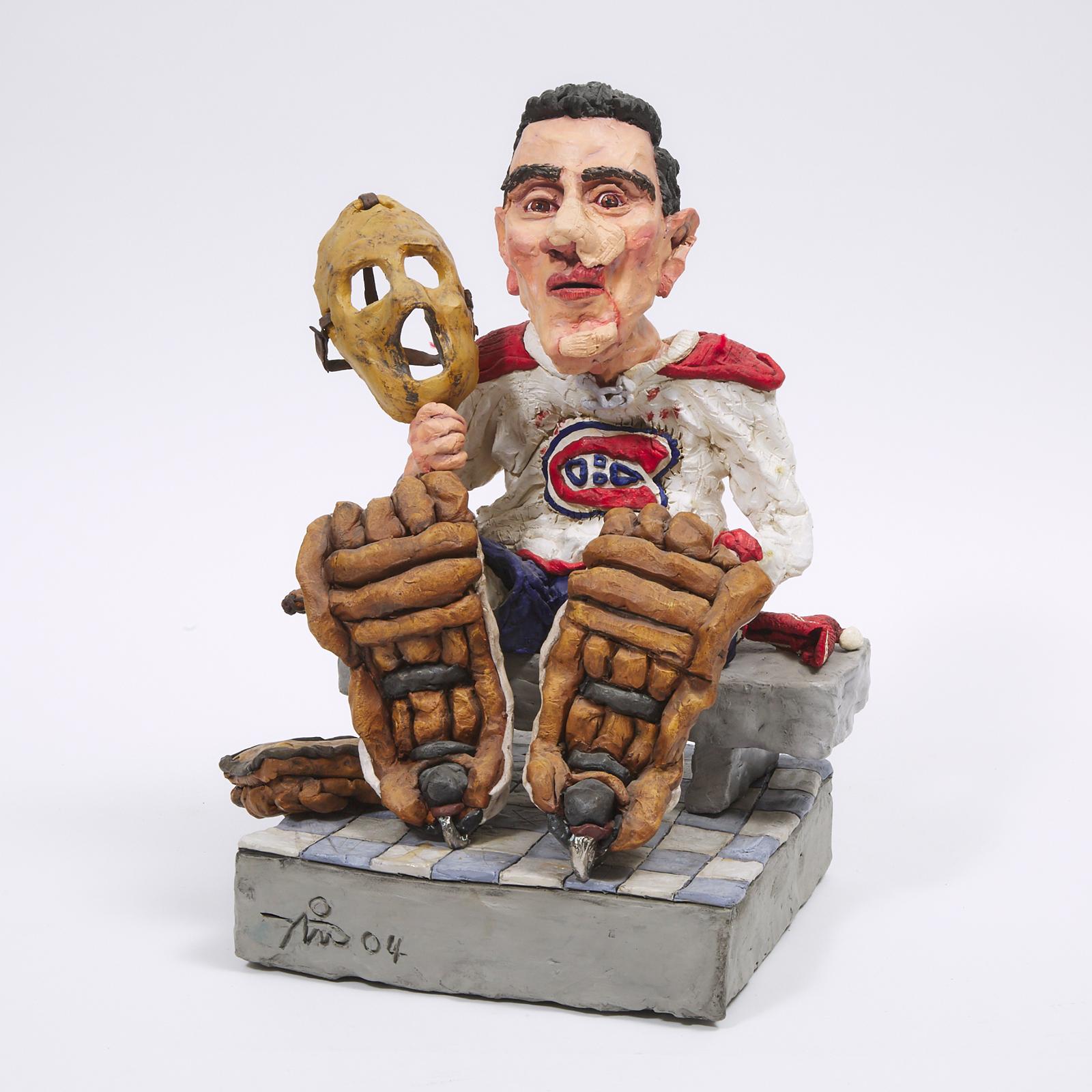 Patrick Amiot (1960) - Jacques Plante After The Shot