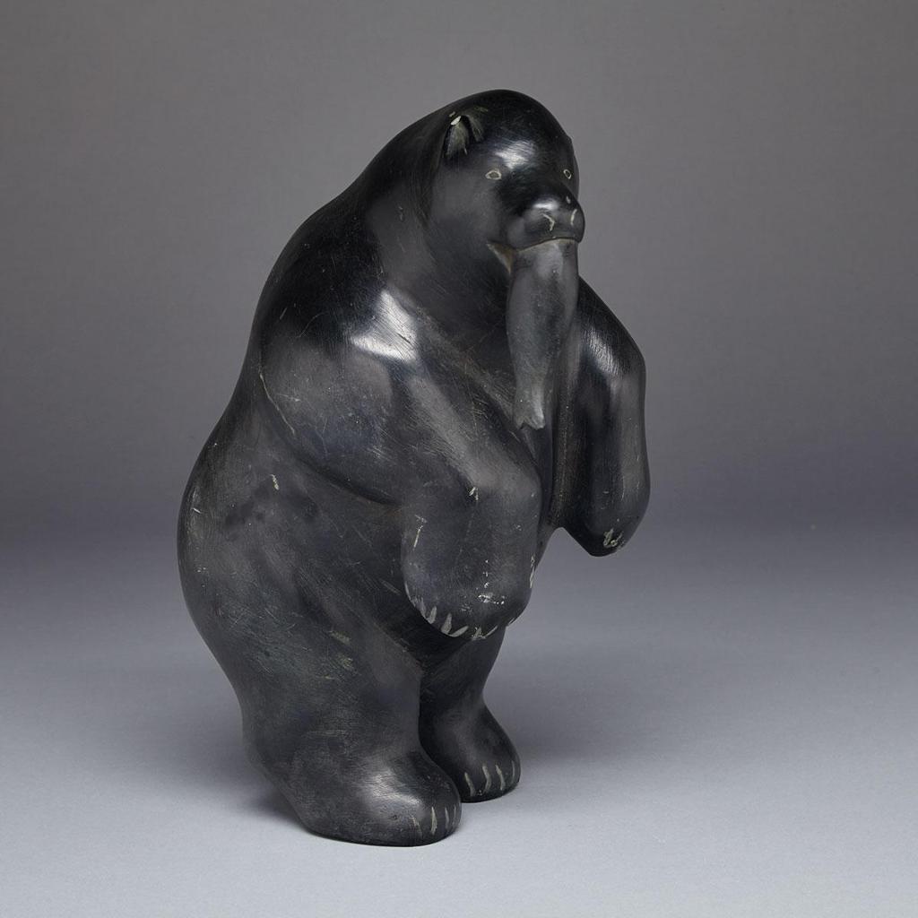 Barnabus Arnasungaaq (1924-2017) - Polar Bear Eating Fish