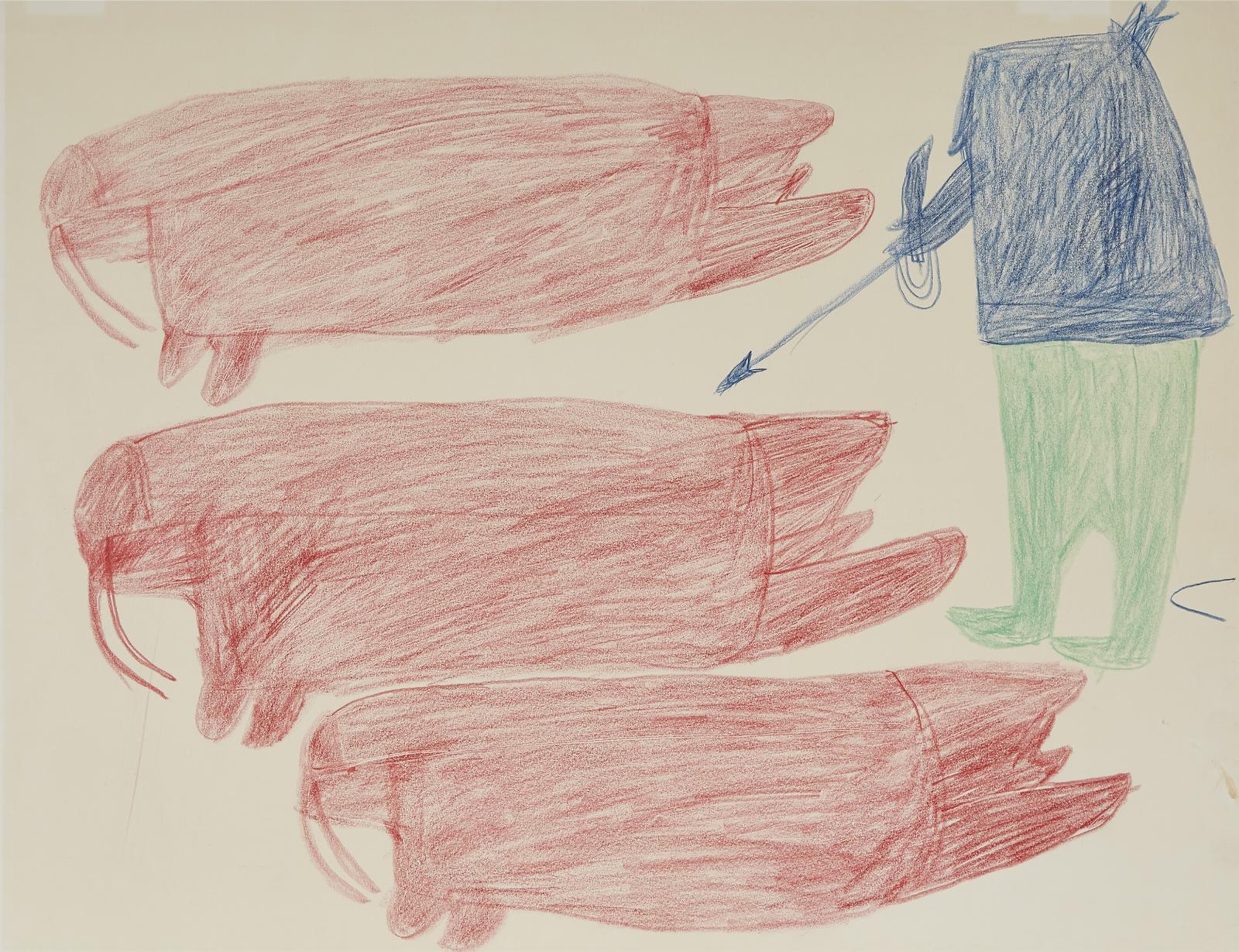 Parr (1893-1969) - Untitled (Walrus Hunt)