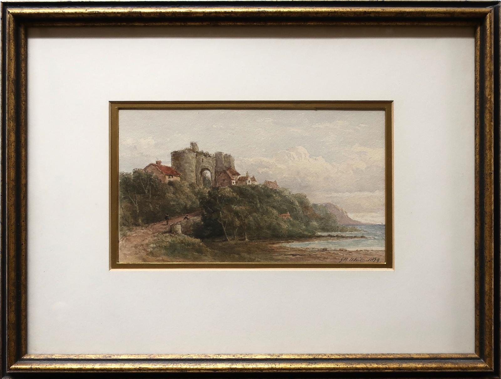 George Harlow White (1817-1888) - Village By The Sea