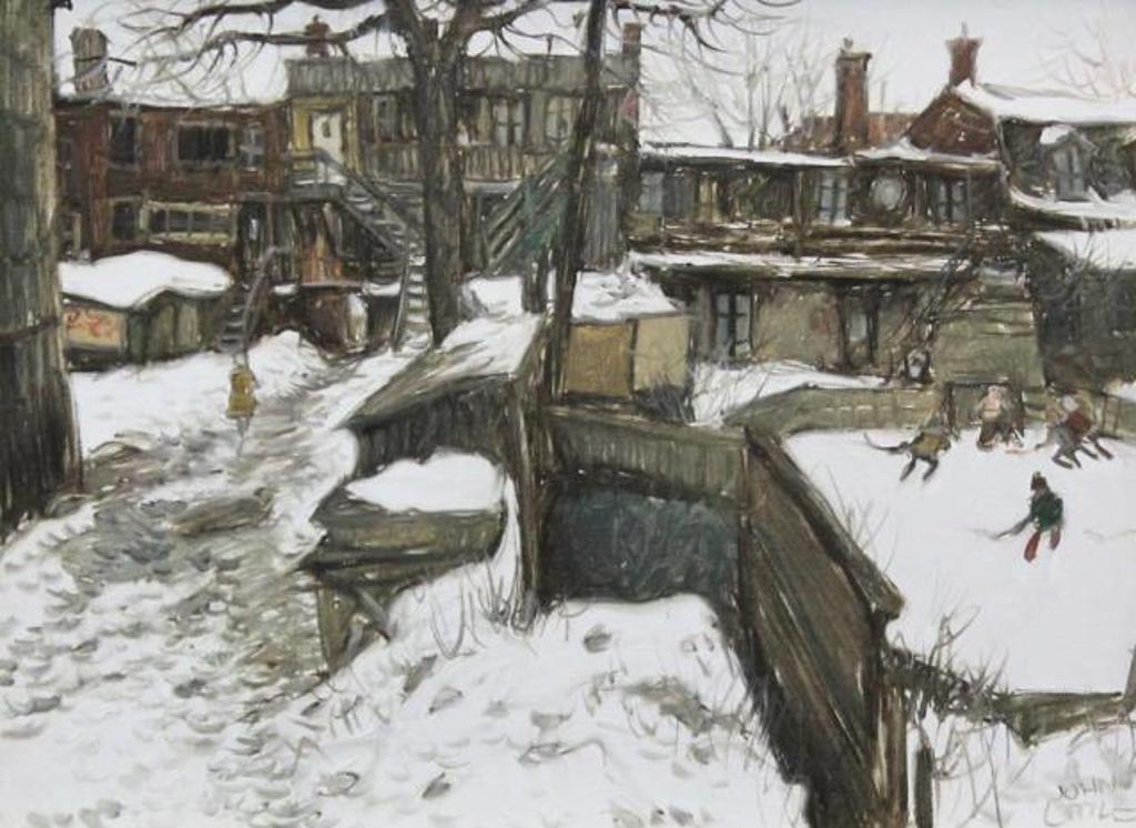 John Geoffrey Caruthers Little (1928-2024) - Patinoire, Pointe St. Charles
