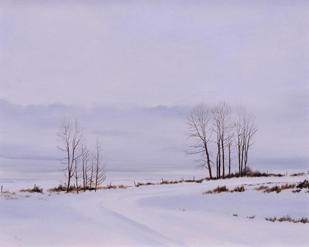 Ted Raftery (1938) - Farm Road In Winter; 1979