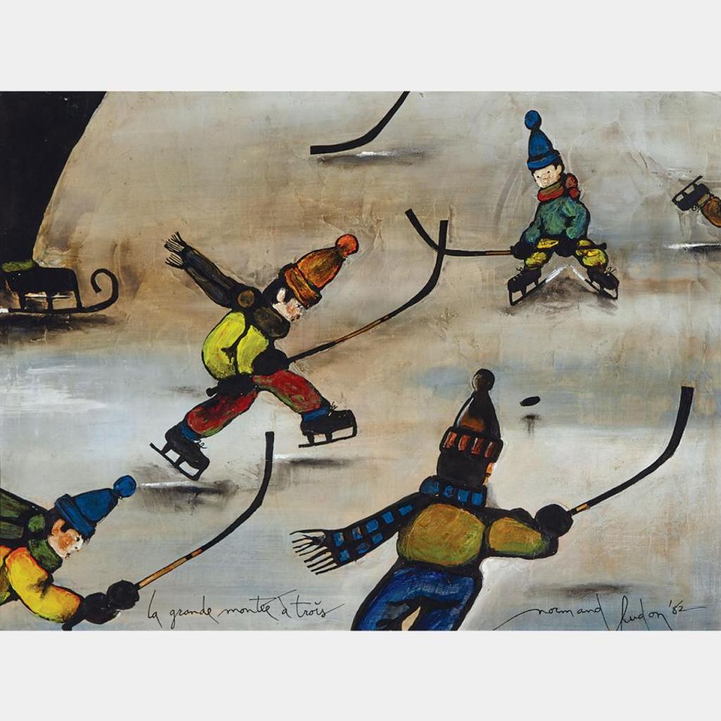Normand Hudon (1929-1997) - La Grande Montée À Trois