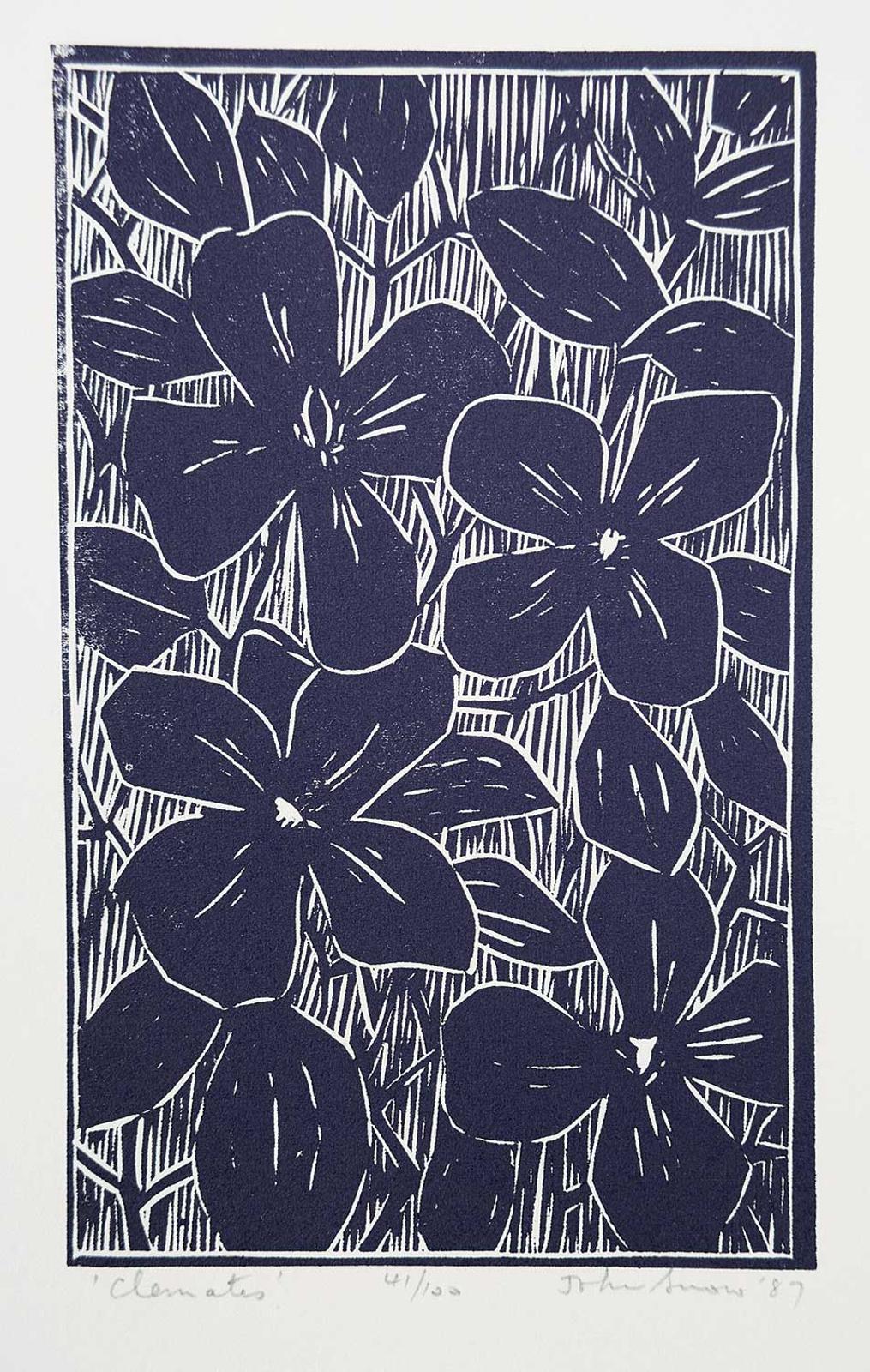 John Harold Thomas Snow (1911-2004) - Clematis  #41/100