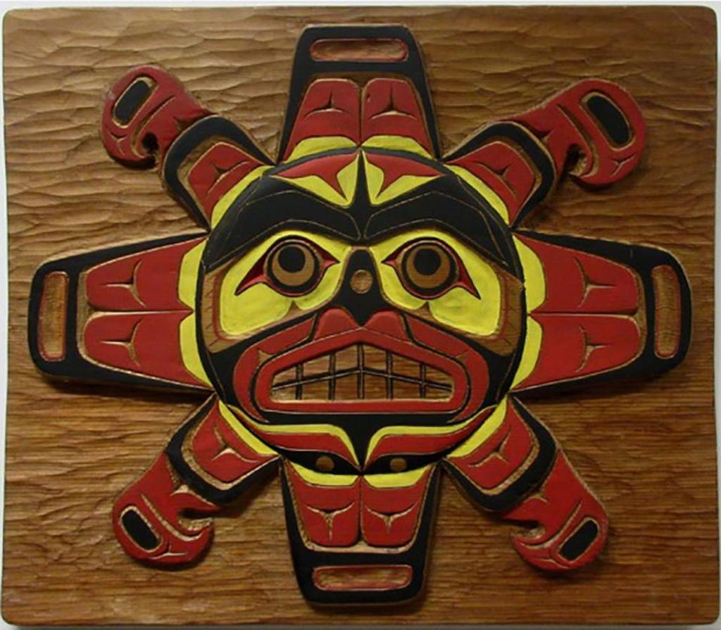 Ross Hunt (1948) - Kwakiutl Sun Plaque