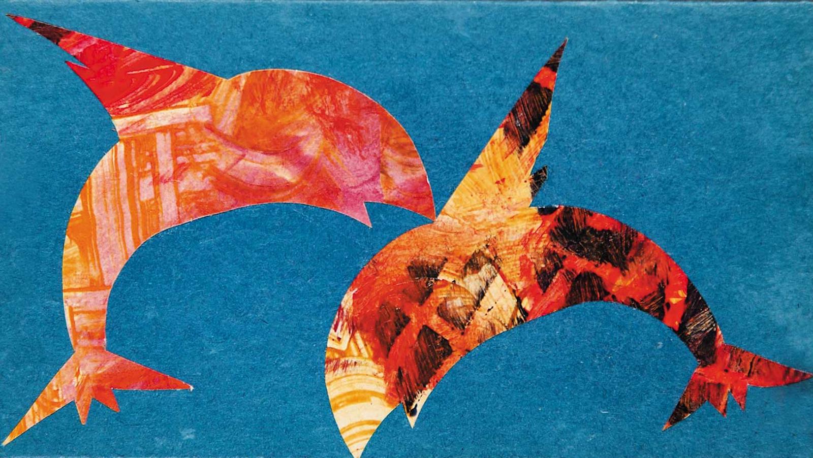 Henry George Glyde (1906-1998) - Untitled - Dolphines